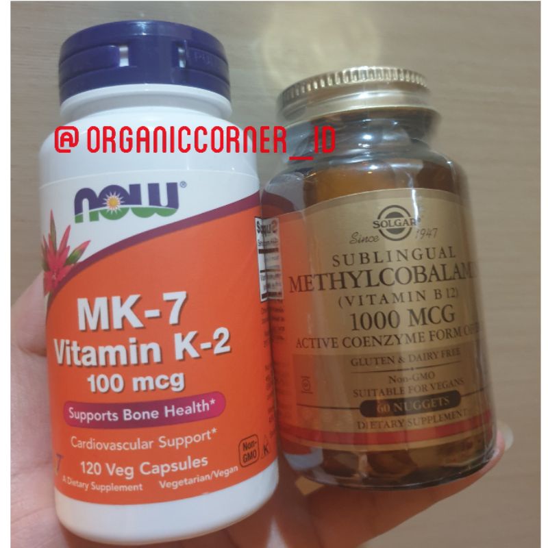 Jual Solgar B12 dan Vitamin Mk7 k2 100 mcg Shopee Indonesia