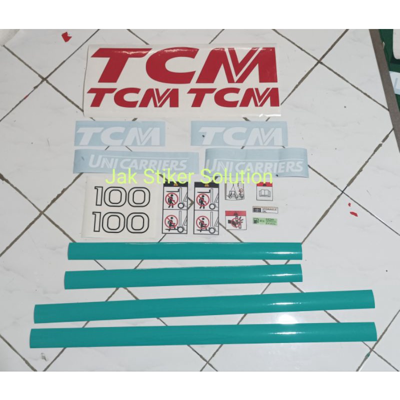 Jual Stiker Forklift TCM 100 (10ton) | Shopee Indonesia