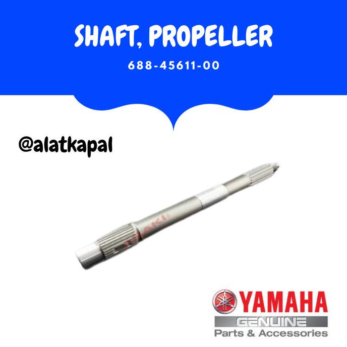 Jual SHAFT PROPELLER 688-45611-00 untuk Mesin Tempel Yamaha 50-90 pk ...