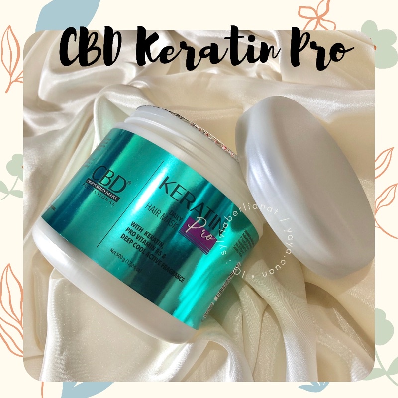 Jual CBD Professional Keratin Pro Daily Use Hair Mask (Masker Rambut ...