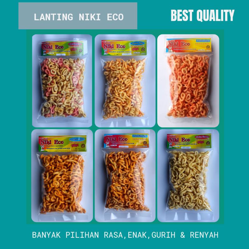 Jual LANTING KLANTING 300 gr ANEKA RASA NIKI ECO ORIGINAL SPESIAL KEJU ...