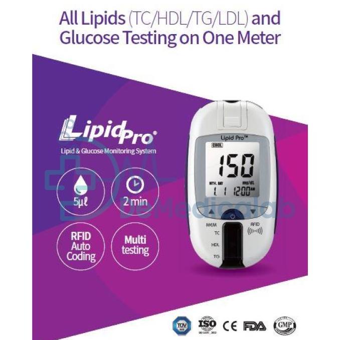 Jual Alat Lipidpro Lipid Pro Test Cholestrol Total Hdl Ldl ...