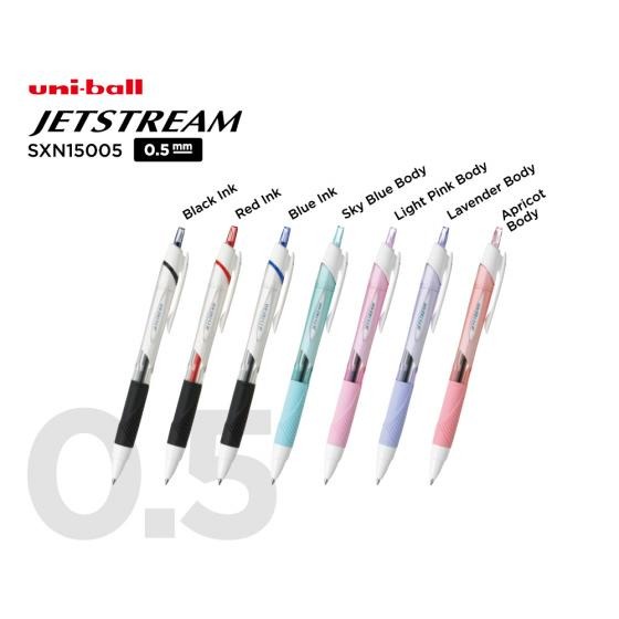 Jual Uni jetstream ballpoint pen 0.5 ink hitam | Shopee Indonesia