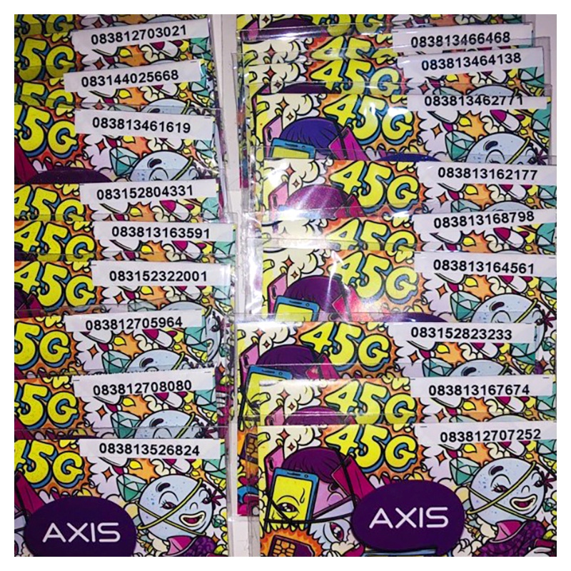 Jual Perdana Axis Registrasi Fresh Acak Siap Pakai Perdana XL