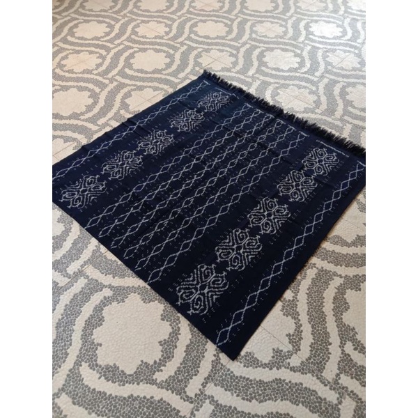 Jual kain batik tenun rote ntt hitam original | Shopee Indonesia