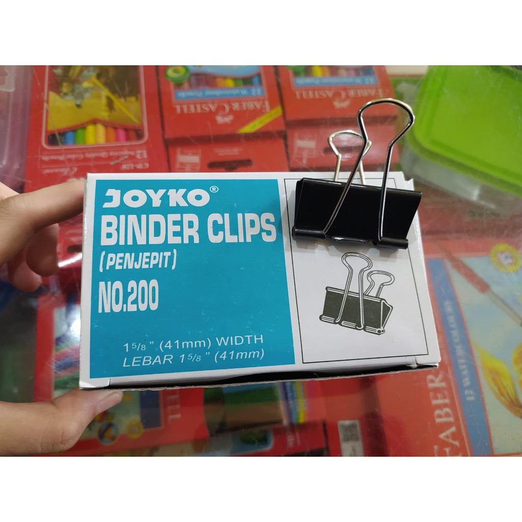 Jual Binder clip Joyko no. 200 / Penjepit File Shopee Indonesia