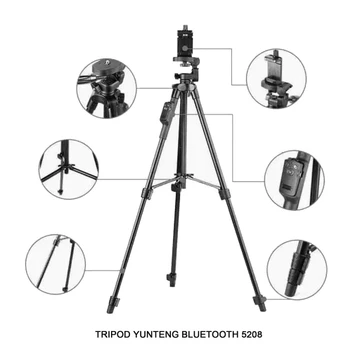 Ready!Tripod Yunteng Bluetooth Vct 5208 25866
