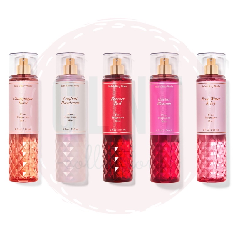 Jual BBW Bath & Body Works FACETED SERIES Rose Water & Ivy / Cactus