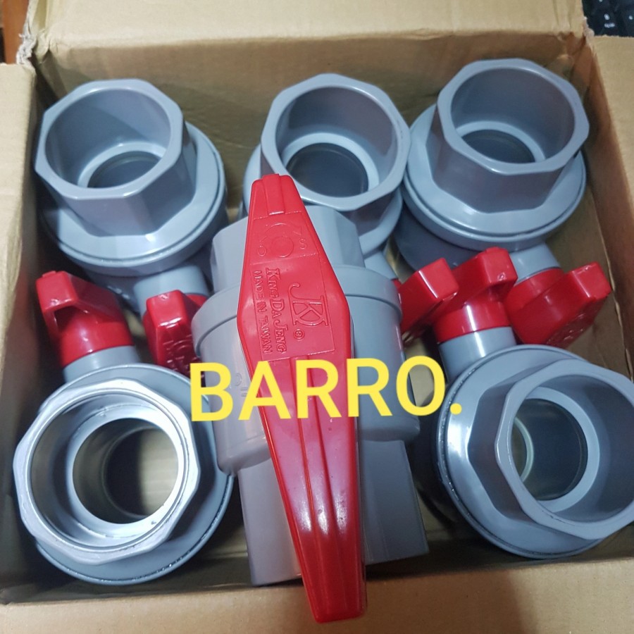 Jual Ball Valve Stop Kran Kran Air Pvc Socket Polos Shopee