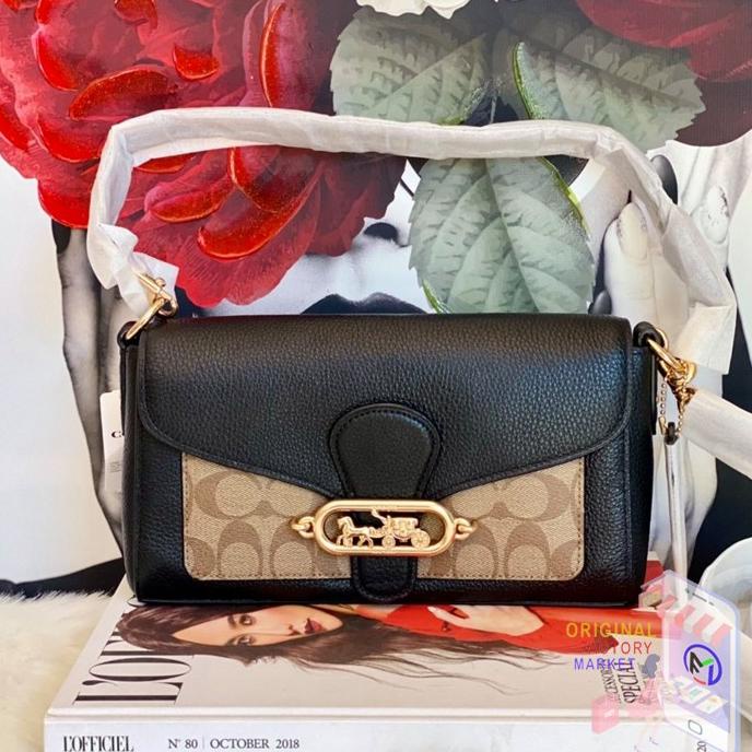 Jual sale!!salee!! TAS COACH JADE SHOULDER BAG WITH SIGNATURE CANVAS