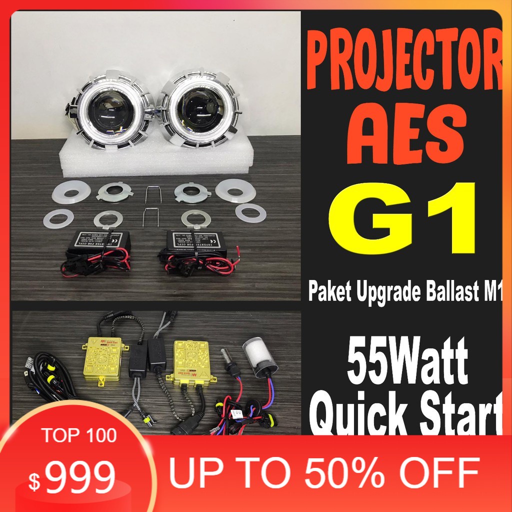 Jual PROJECTOR PROJIE HID AES G1 G1C Ori ( MP ) | Shopee Indonesia