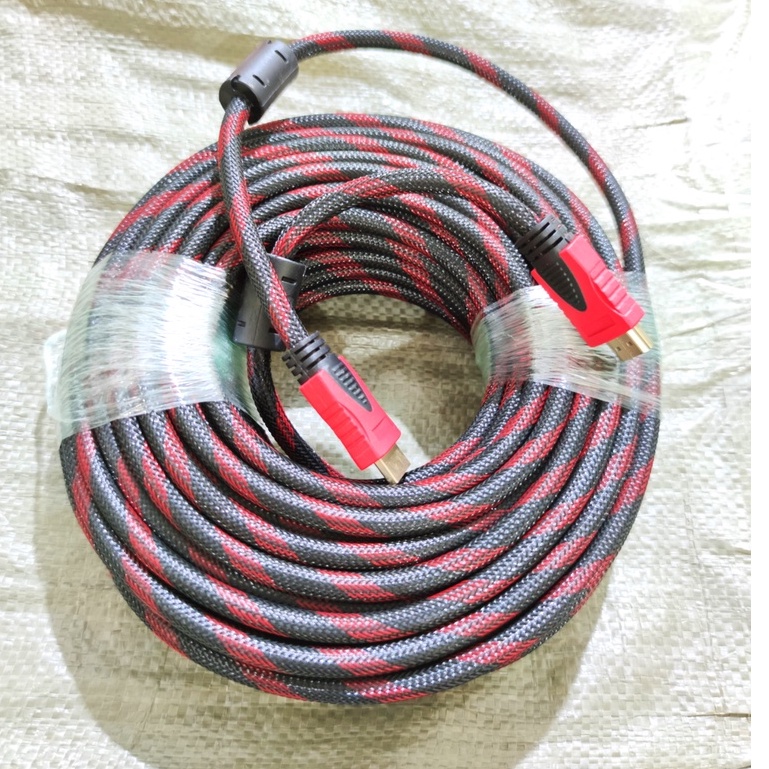 Jual KABEL HDMI 30M JARING / HDMI 30 M / HDMI 30METER | Shopee Indonesia