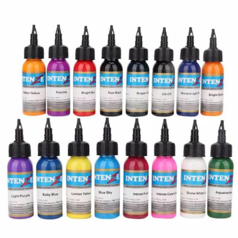 Jual TINTA TATTOO INTENZE 15ml TATOO/TATO/TATTOO | Shopee Indonesia