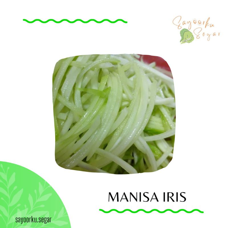 Jual KIRIM BESOK Manisa iris / manisa slice / labu siam potong korek ...