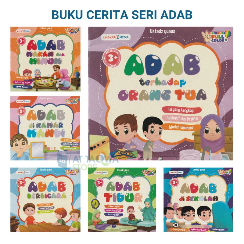 Jual Buku Anak - Cerita / Dongeng Seri Adab [Bilingual Full Color ...
