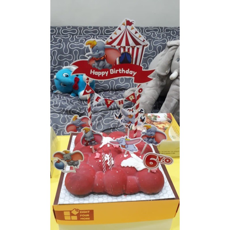 Jual Topper Cake Dumbo Custom/Hiasan Kue/Bebas Request/Semua Tema Bisa ...