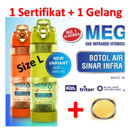 Jual Alat kesehatan / Botol Mega 6 Far Infrared Hydrogen Water 40Free ...