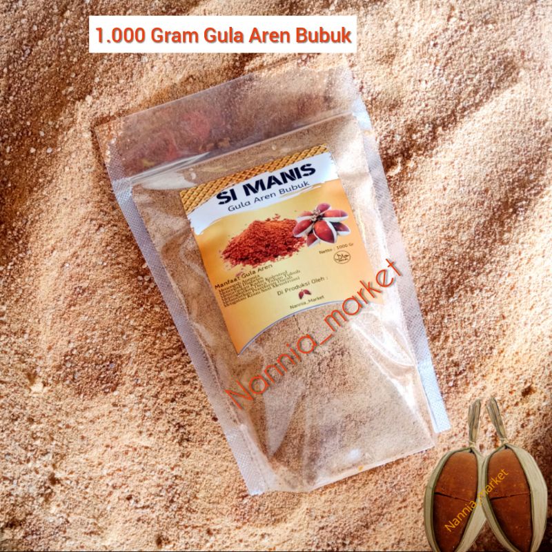 Jual 1000grm 1 Kg Gula Aren Bubuk Organik Gula Semut Palm Sugar Grade A Premium Nannia 1681