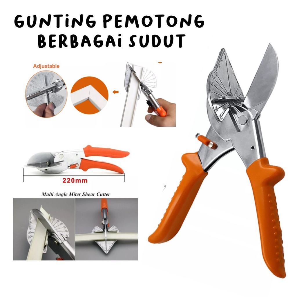 Jual Multi Angle Shear // Gunting Pemotong Berbagai Sudut | Shopee ...