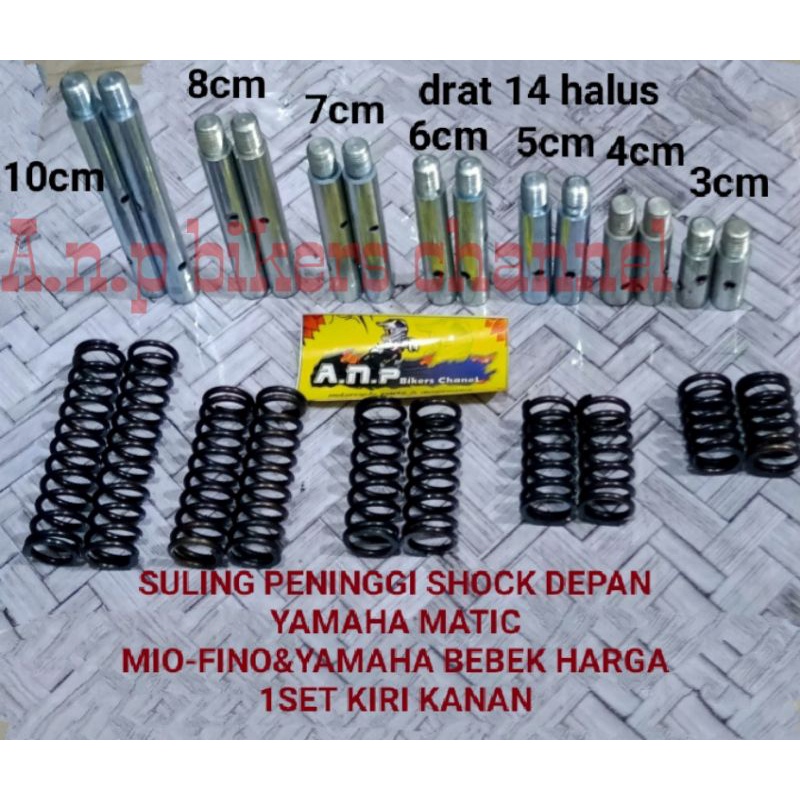 Jual Suling Peninggi Shock Depan Yamaha Matic Mio Xride Yamaha Bebek Harga Set Kiri Kanan