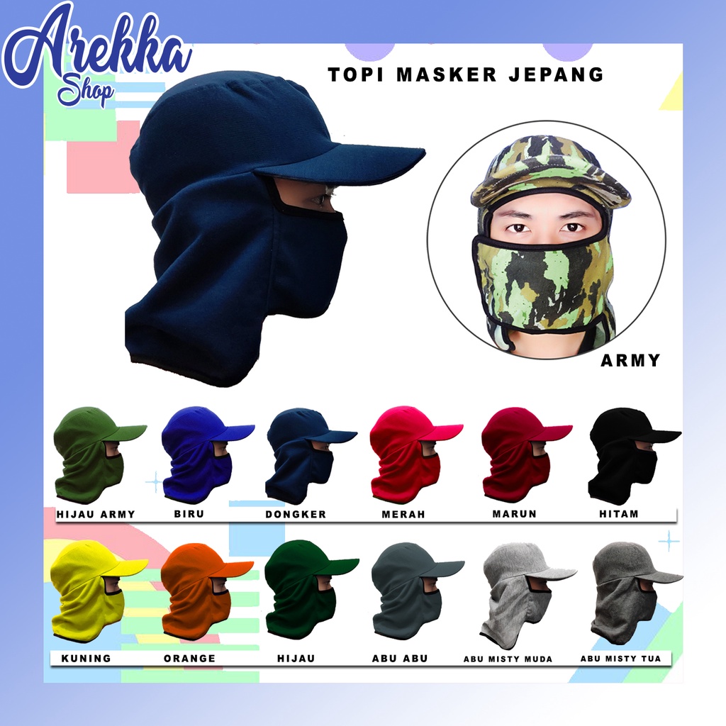 Jual Topi Jepang / Topi Masker Jepang / Topi Mancing / Topi Kerja ...