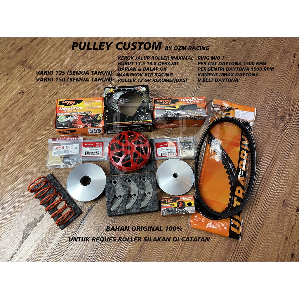 Jual Full Upgrade Pulley Pully Puli Custom Rumah Roller Roler Vario