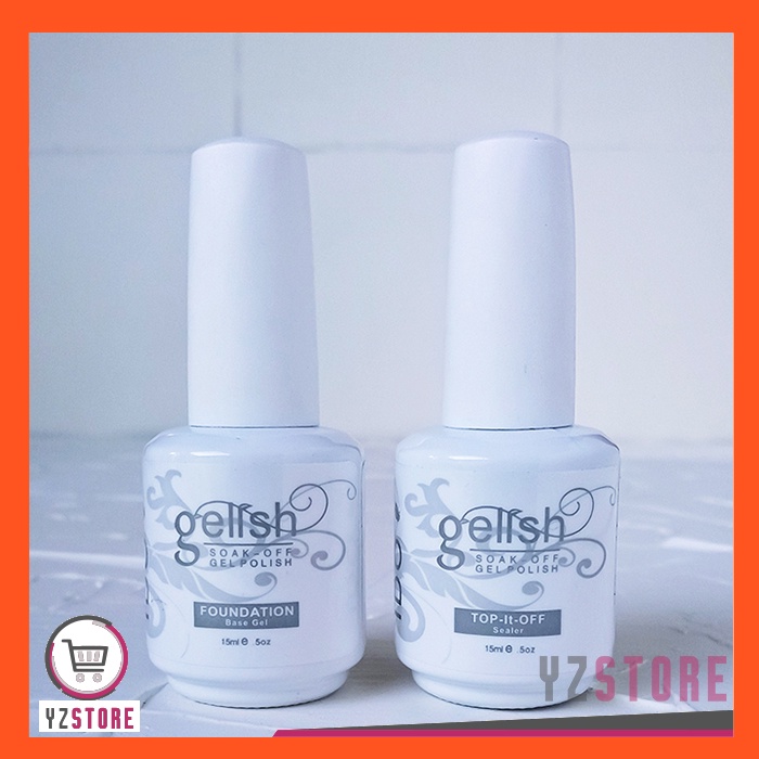 Jual Top Coat Base Coat Kutek Gel UV LED GELISH IDO YZ149 Shopee