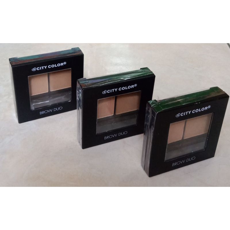 Jual Brow duo city color brow duo powder (Light To Medium) Shopee