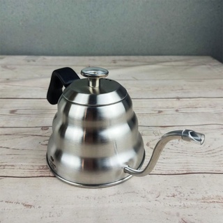 Promo KTCmart - Gooseneck Kettle with Thermometer 1,2L Teko Leher