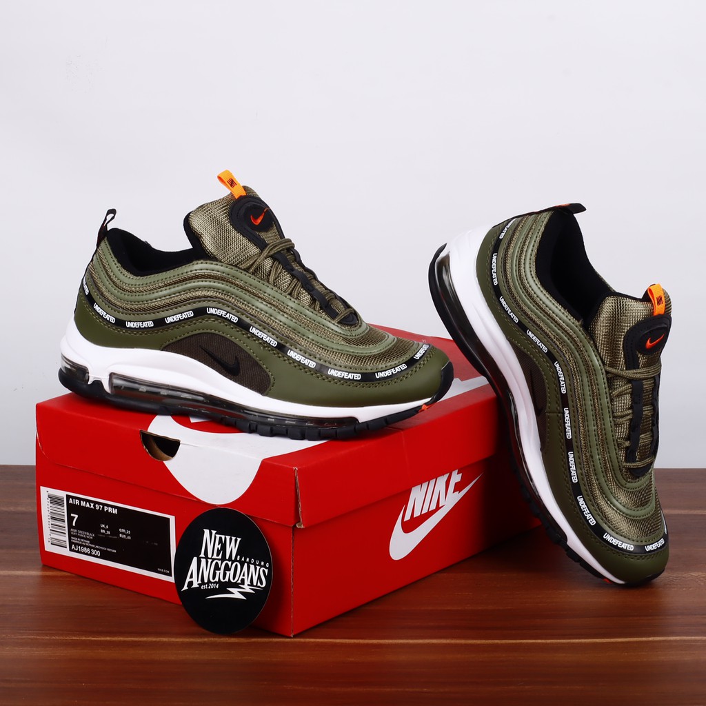 Jual Undefeated X Nike Air Max 97 Green Hijau Olive 1970