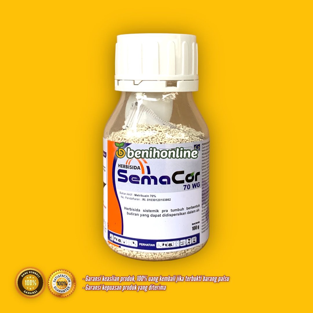 Jual HERBISIDA SEMACOR 70 WG 100 GRAM (METTIBUZIN 70%) | Shopee Indonesia