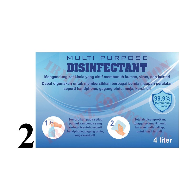 Jual Stiker Label Botol DISINFEKTAN | Shopee Indonesia