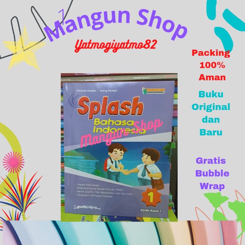 Jual Buku Splash Bahasa Indonesia Kelas 1 SD Kurikulum Merdeka ...