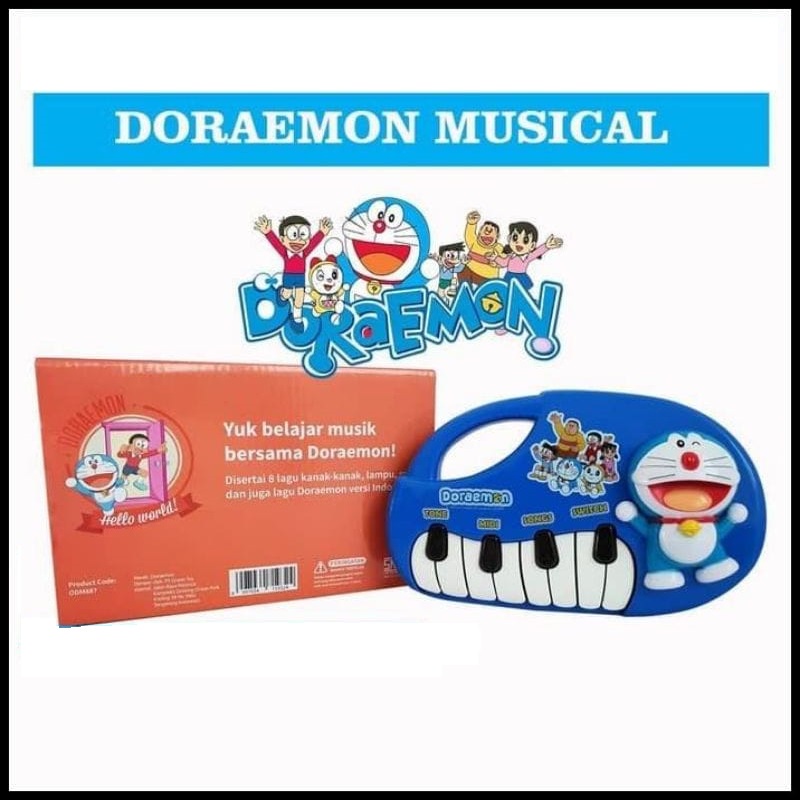 Jual H0568 HAPPY KIDS MAINAN ANAK PIANO DORAEMON DUS MUSICAL SERIES ...