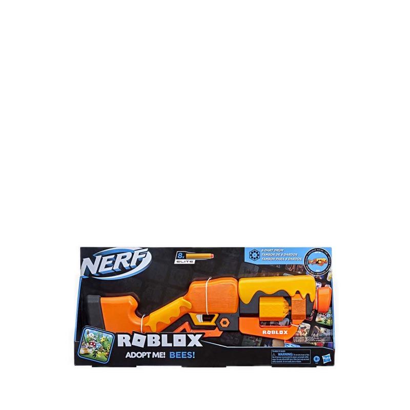 NERF Roblox Adopt Me! Bees! Lever Action Dart Blaster Gun Includes Code 8  dart