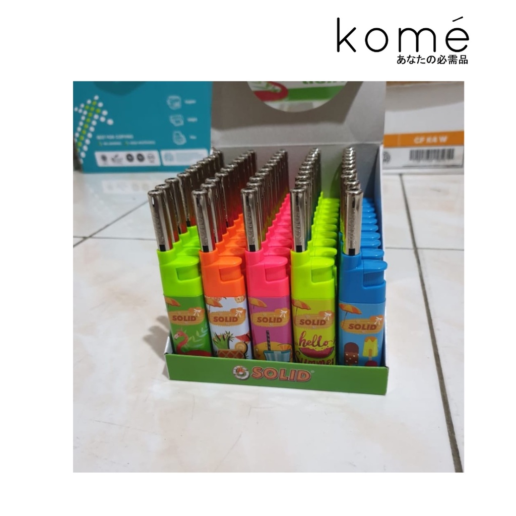 Jual Korek Api Gas Solid MINI Pemantik Kompor Gas Bisa di Isi Ulang ...