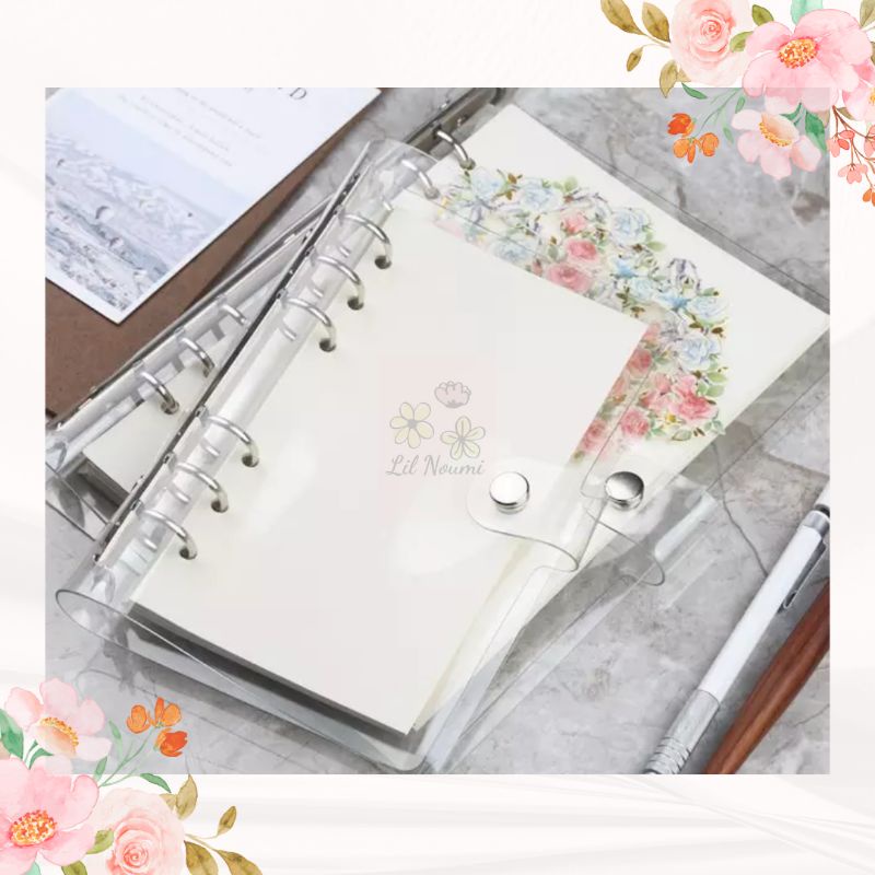 Jual Binder A5 A6 polos transparan free ruler | Shopee Indonesia