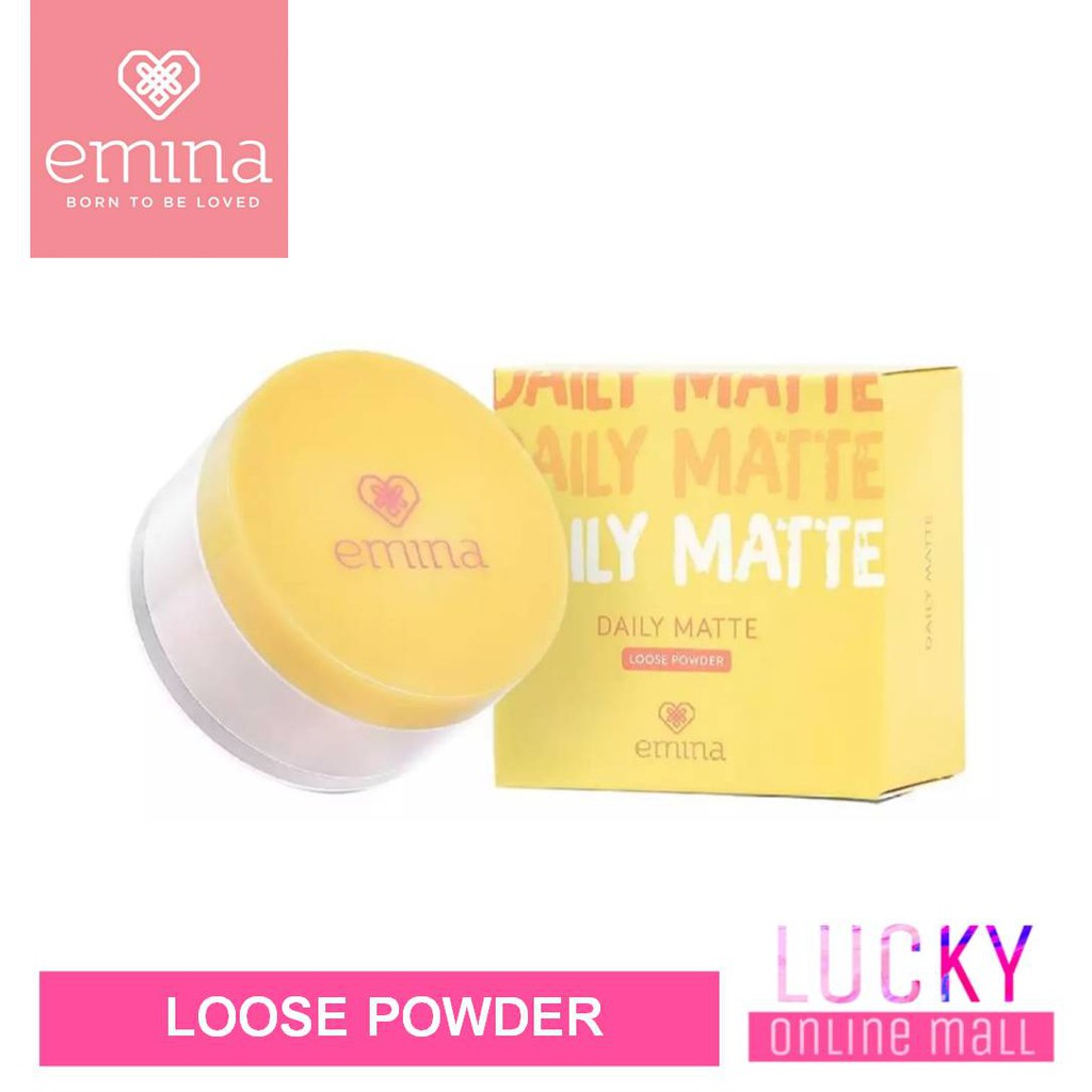 Jual Emina Daily Matte Loose Powder 20 g | Shopee Indonesia