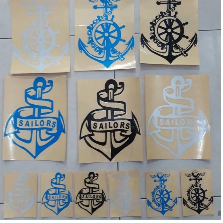 Jual [KODE PRODUK J6CRM7735] STIKER JANGKAR MENYALA STIKER MOBIL ...