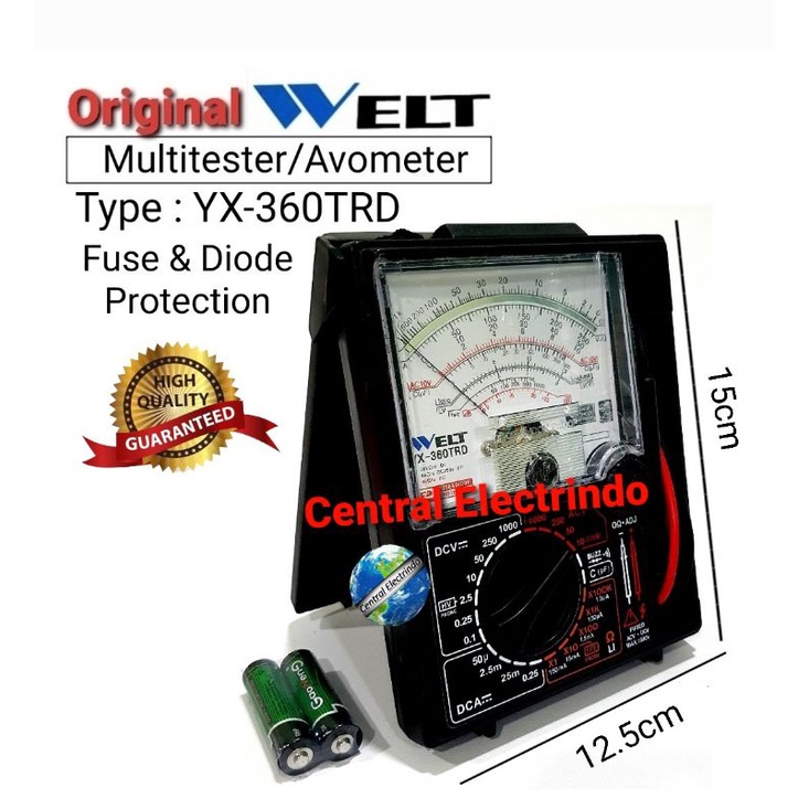 Jual Multitester Analog Welt Yx 360trd Shopee Indonesia 1655