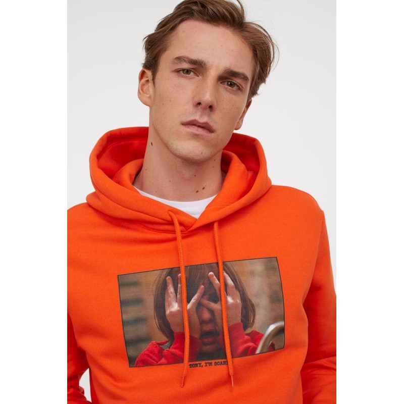 Jual Hoodie H M The Shining Orange Shopee Indonesia