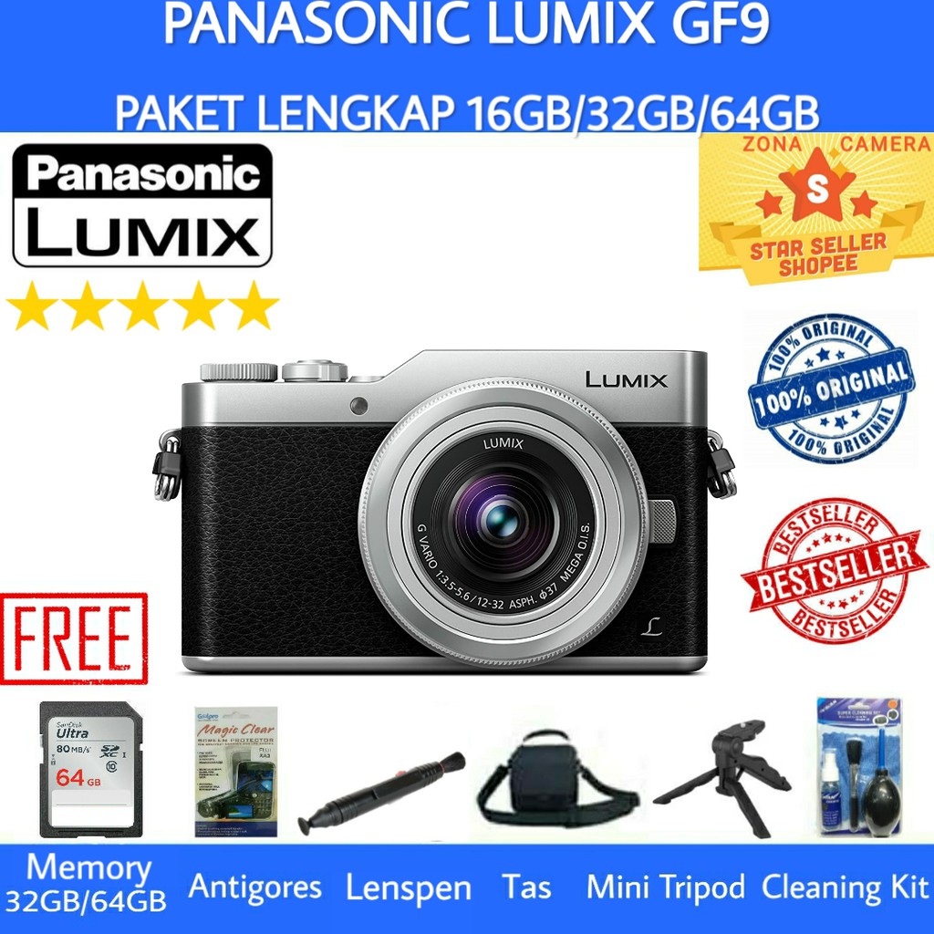 Jual PANASONIC LUMIX GF9 / GF-9 / DC-GF9 KIT 12-32MM MEGA
