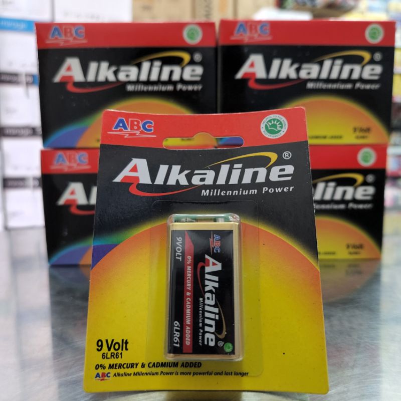 Jual Baterai Abc Alkaline 9 Volt Alkaline Kotak 9v Pcs Shopee Indonesia 5404