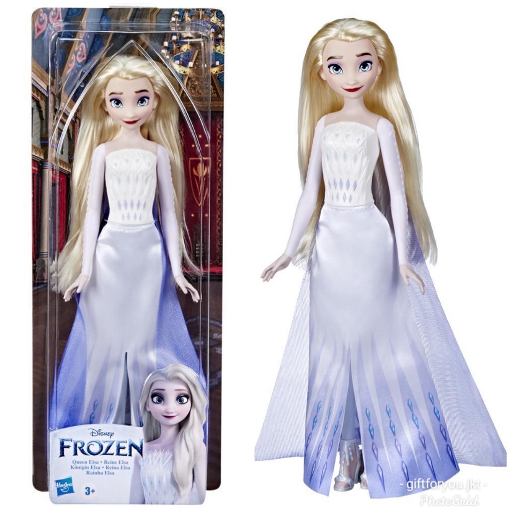 Bonela Disney Frozen Queen Elsa Anna Shimmer Fashion Doll Toy Mainan  Boneka Princess Anak Perempuan Figure Movie Cartoon Film Collection Koleksi 