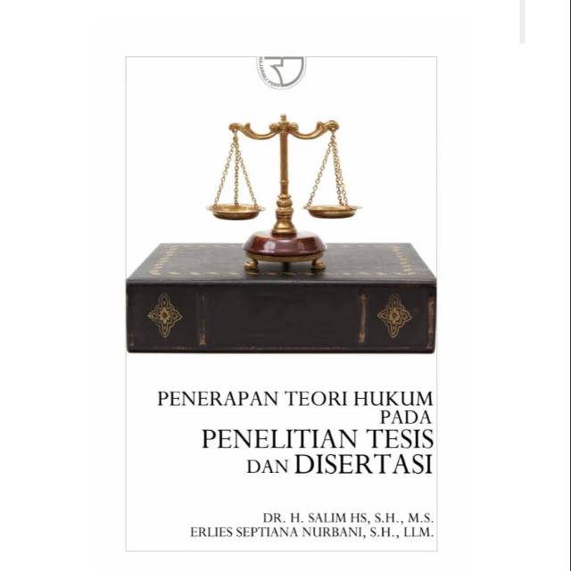 Jual Buku Penerapan Teori Hukum Pada Penelitian Disertasi Dan Tesis ...