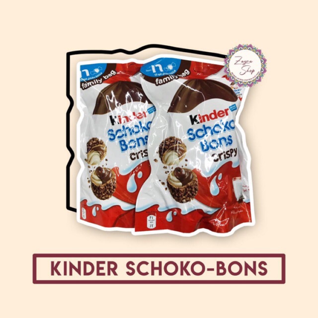 Jual Kinder Bueno Schokobons Isi 16! Cek DESKripsi | Shopee Indonesia