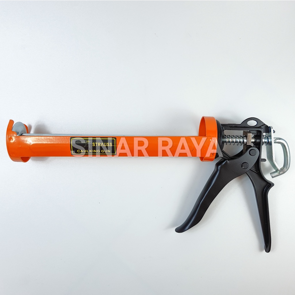 Jual Strauss Tembakan Lem Kaca Botol Silicone / Caulking Gun Sealent ...