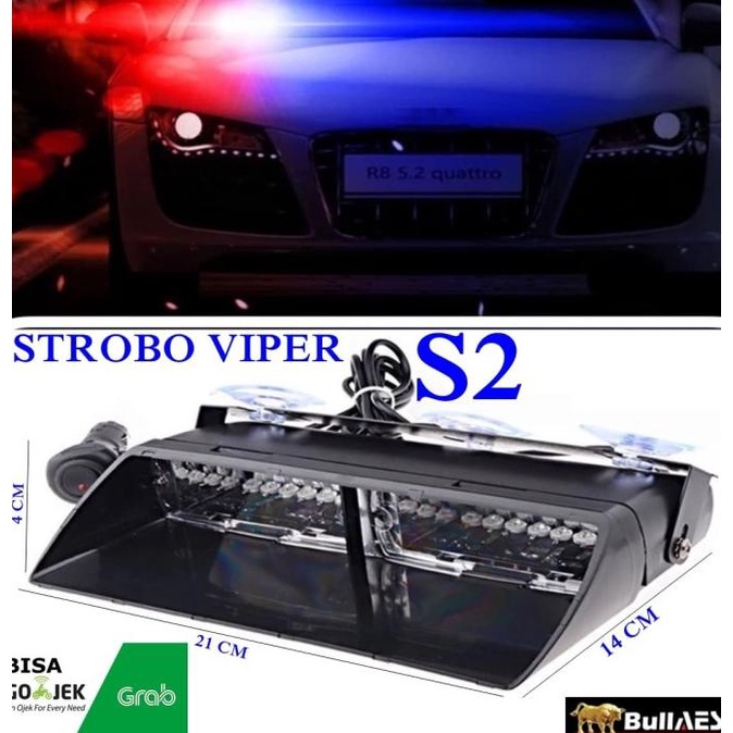 Jual STROBO DASHBOARD VIPER S2 SUPERBRIGHT FEDERAL SIGNAL I Lampu ...