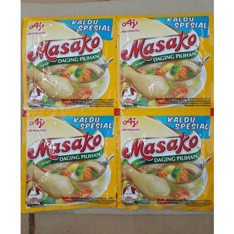 Jual Masako Penyedap rasa Kaldu ayam sapi renteng | Shopee Indonesia