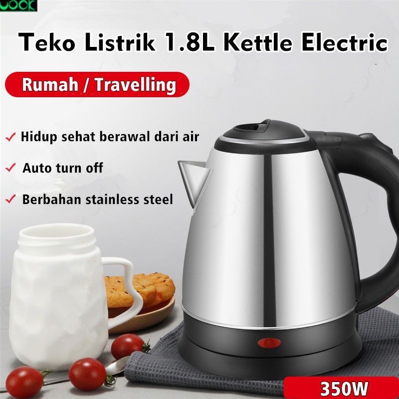 Jual Teko Listrik 1.8L Kettle Electric Ketel Listrik 350W Pemanas Air ...